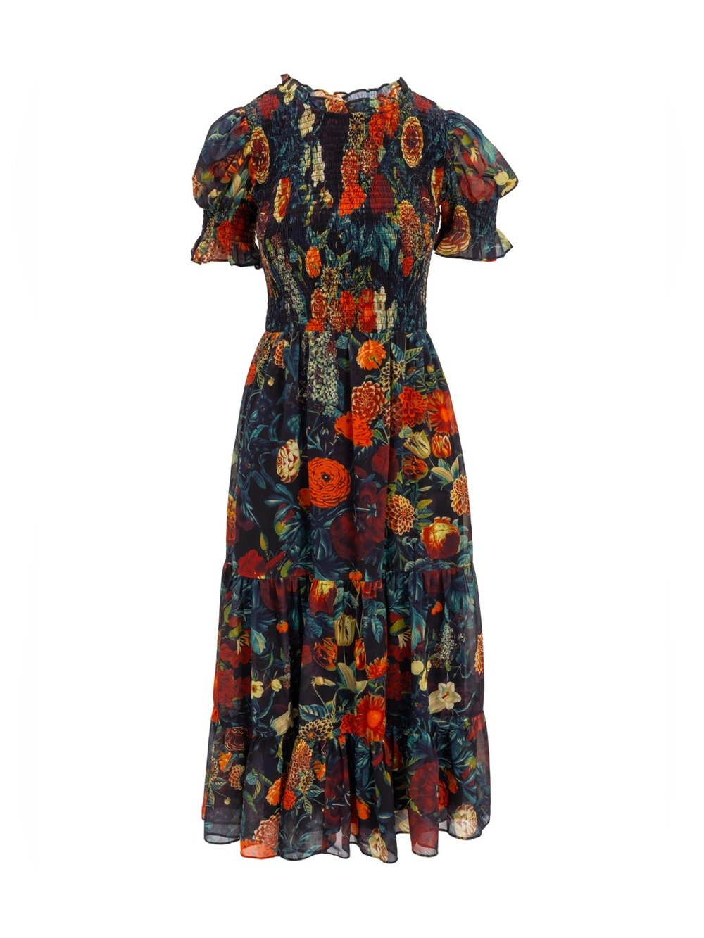 Ivy City Co. Cordelia Dress in Moody Floral, Size Small - Picture 5 of 14
